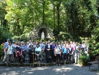 erstes Ziel: Fatima-Grotte in Eichenzell-Lütter